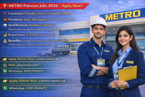 Latest METRO Pakistan jobs 2026 – Apply Now