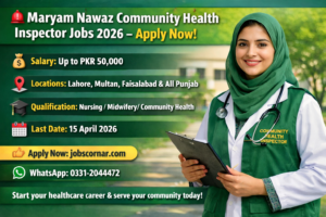 Maryam Nawaz Community Health Inspector 2026