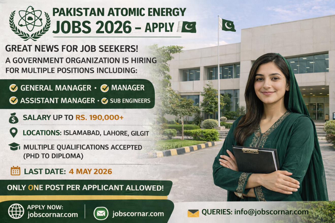Pakistan Atomic Energy Jobs 2026 Apply Now - JOBS CORNAR