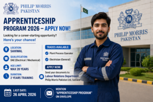 Philip Morris Pakistan Apprenticeship Program 2026