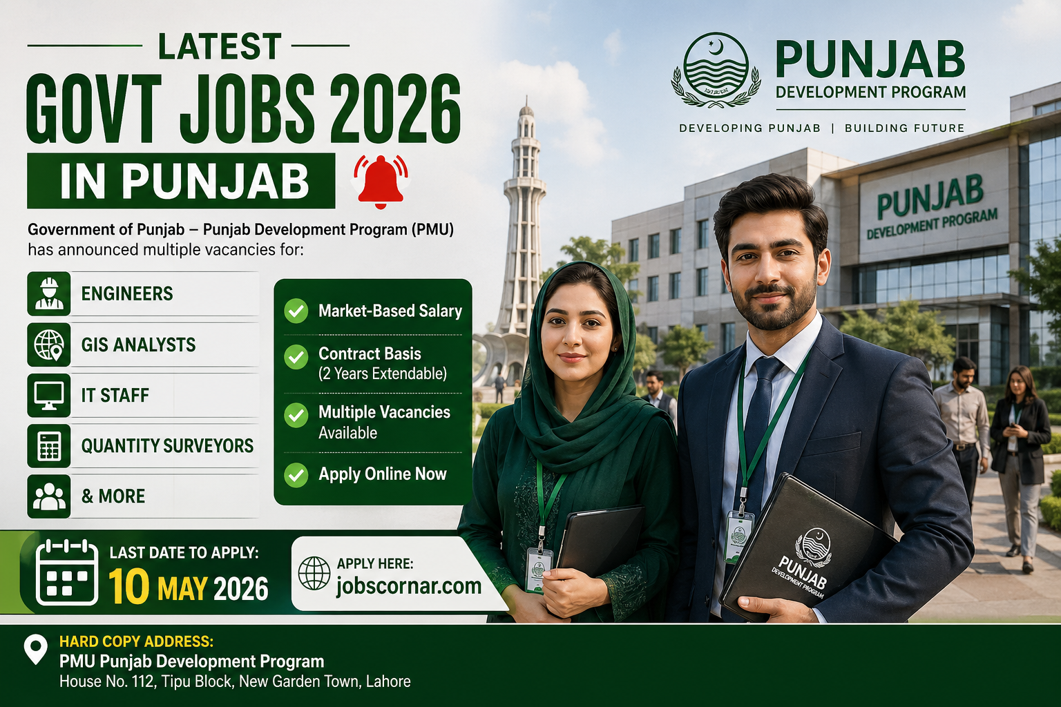 Latest Govt Jobs 2026 in Punjab