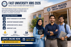 Latest Jobs in FAST University