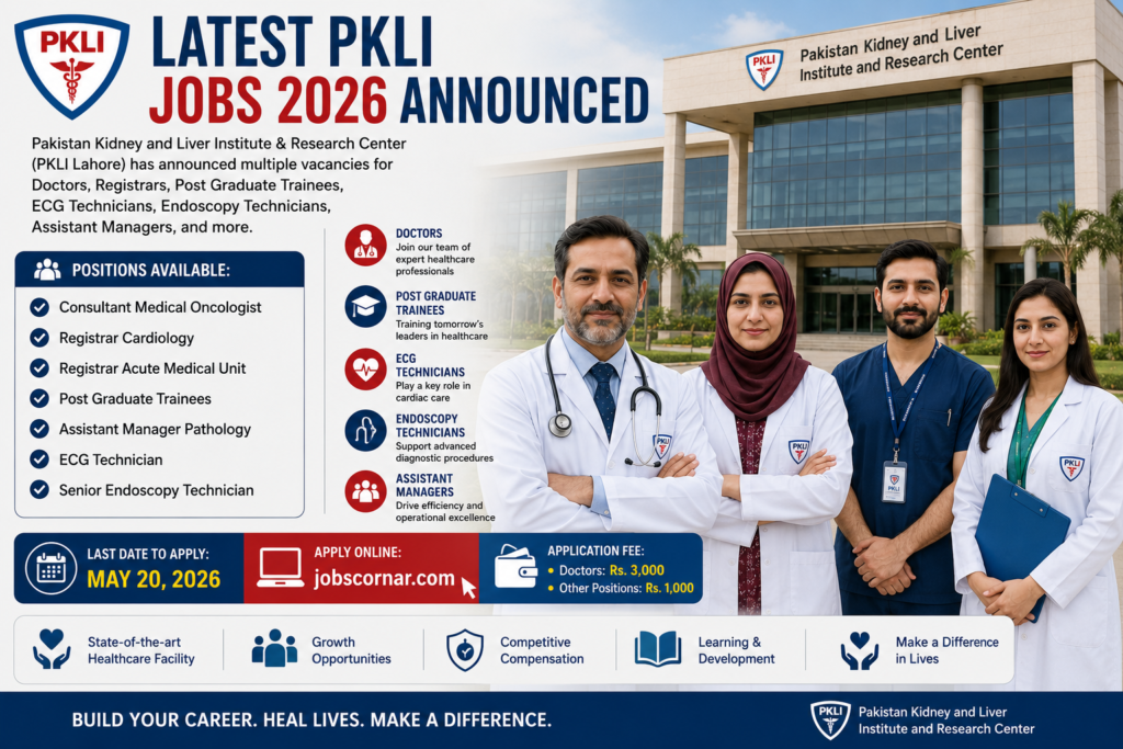 Latest PKLI Jobs 2026 Announced