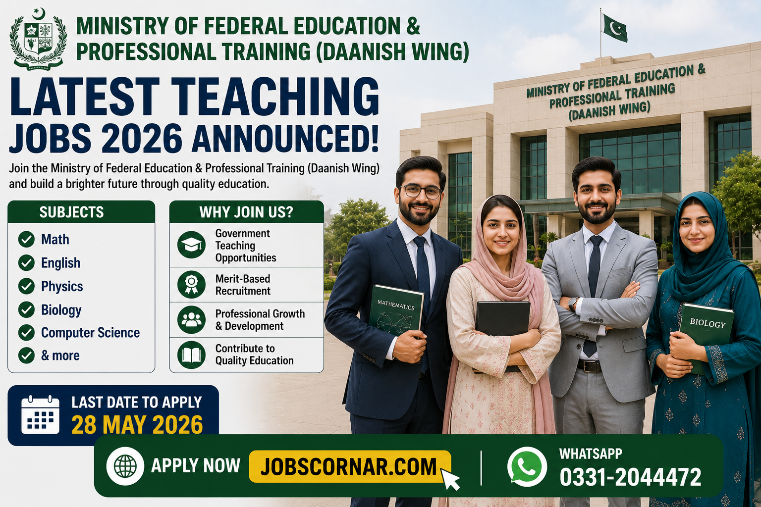 Latest Teaching Jobs 2026 Announced