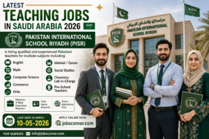 Latest Teaching Jobs in Saudia Arabia 2026 – Apply Now