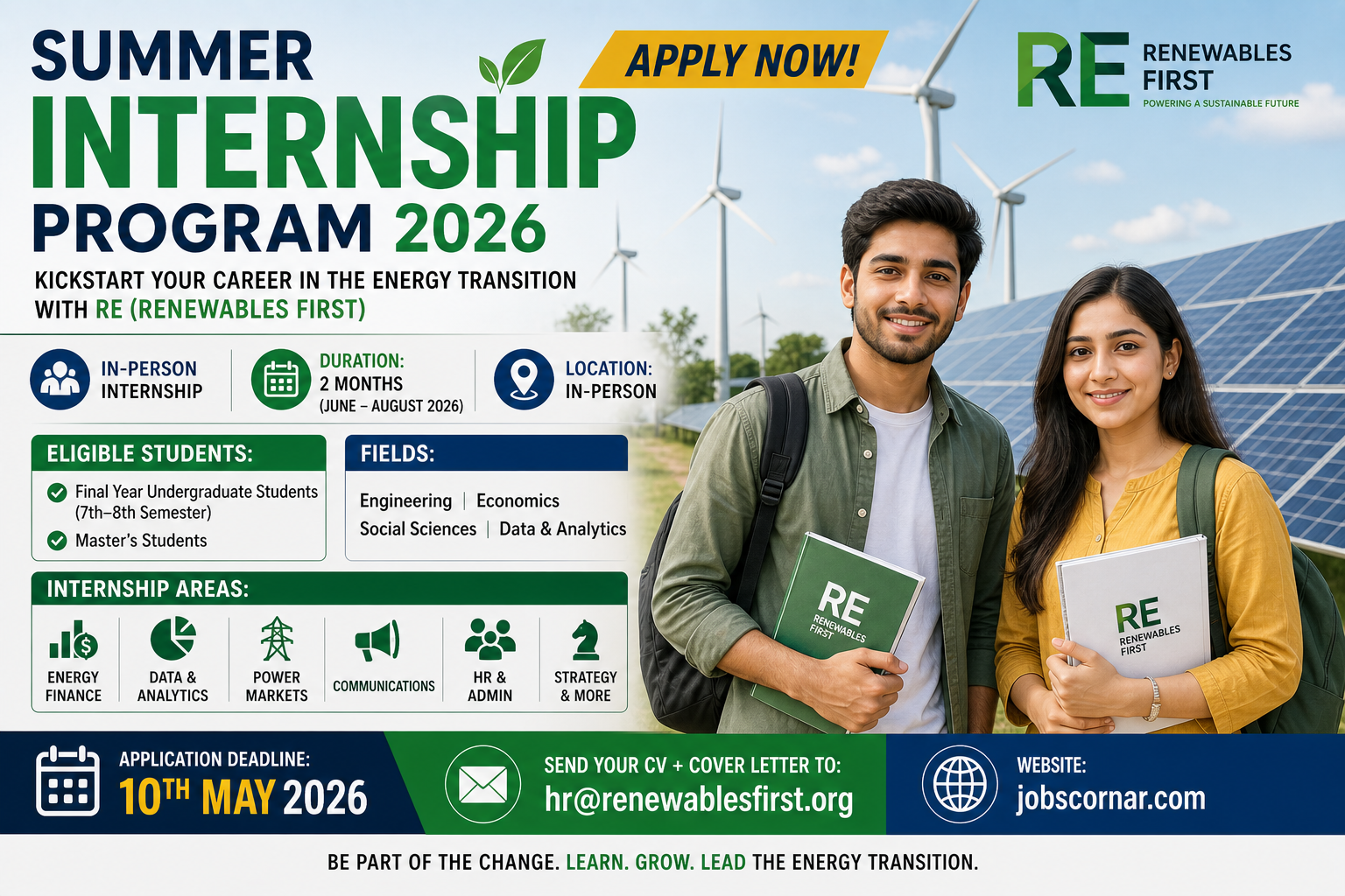 Summer Internship Program 2026 – Apply Now!