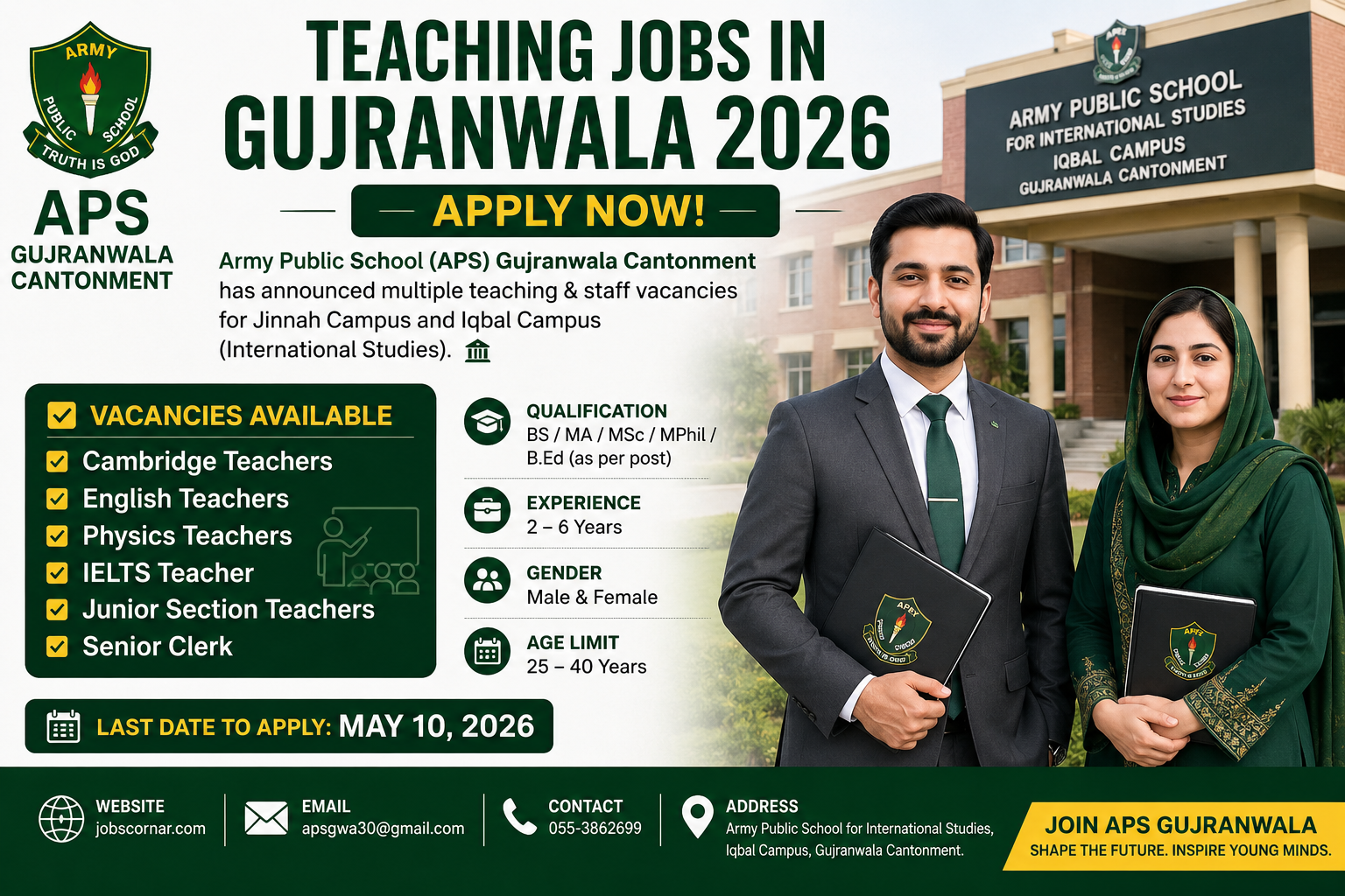 Teaching Jobs in Gujranwala