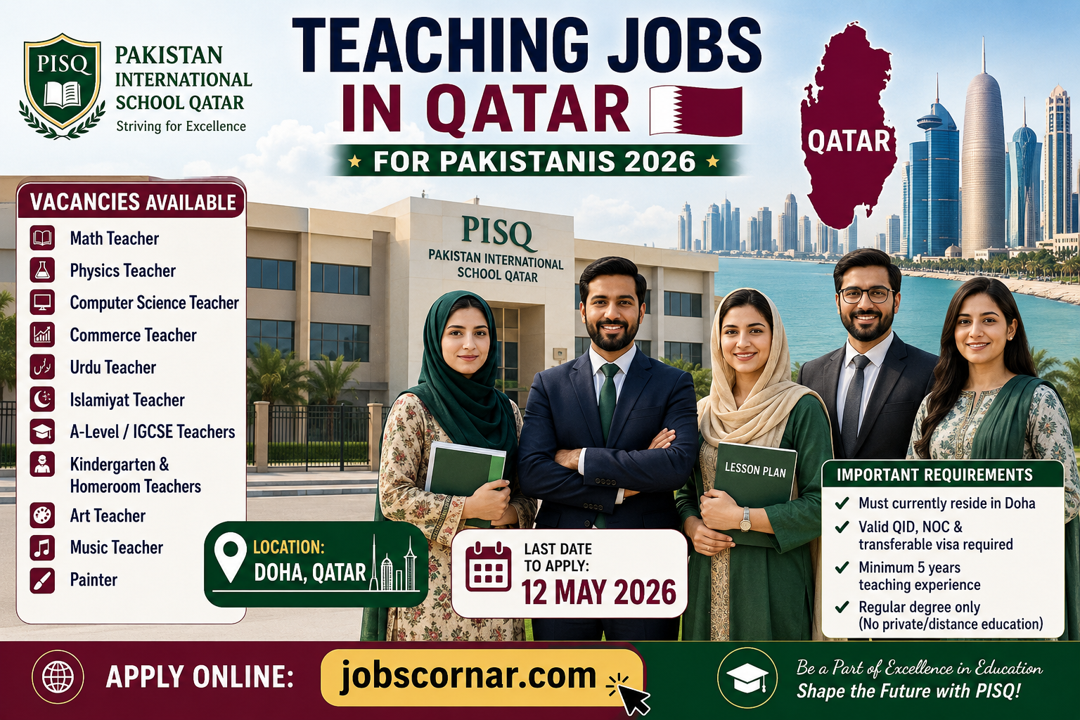 Teaching jobs in Qatar