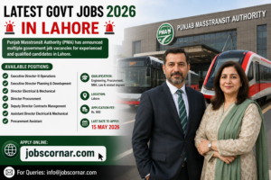 🚨 Latest Govt Jobs 2026 in Lahore 🚨