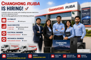 Changhong Ruba Jobs 2026 Apply Now