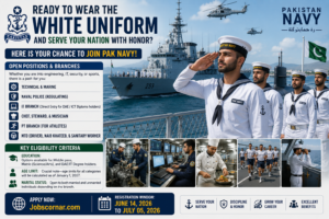 Join PAK NAVY as Sailors 2026 Apply Now