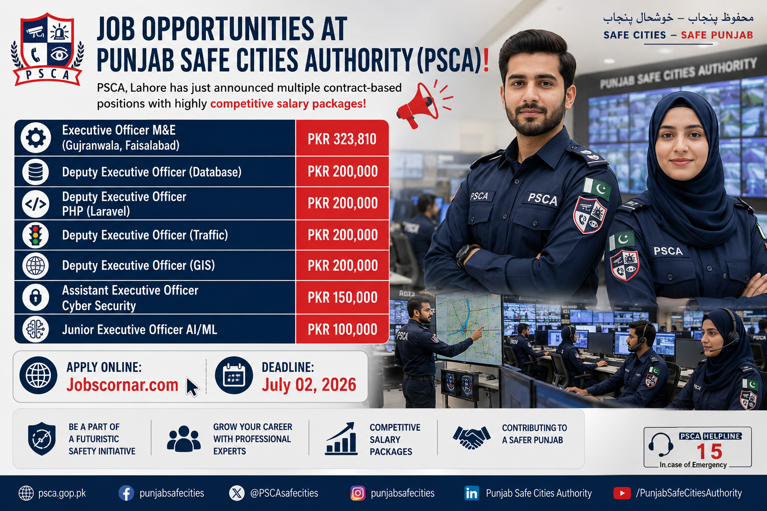 Latest PSCA Jobs 2026