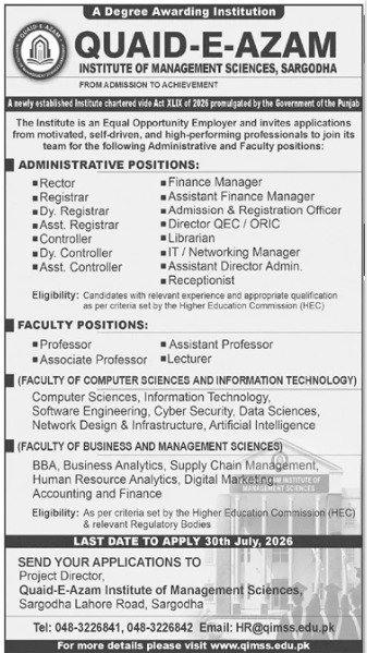 Jobs in Sargodha 2026