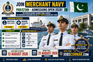 Join Merchant Navy Pakistan Admissions Open 2026 Apply Now