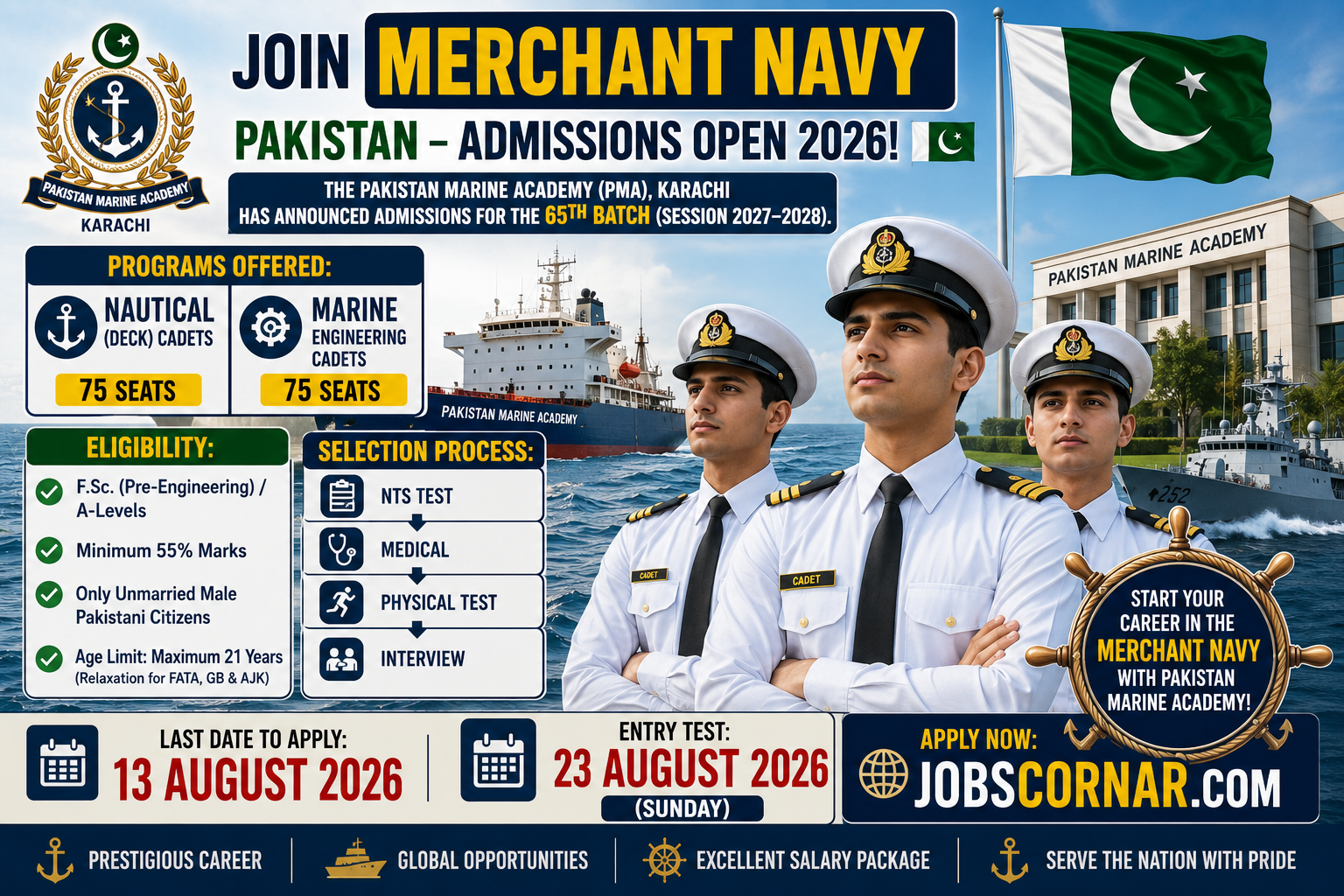 Join Merchant Navy Pakistan Admissions Open 2026 Apply Now