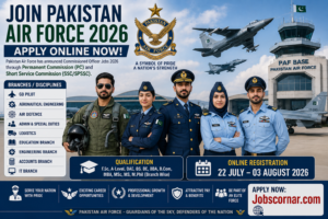 Join PAF 2026 Pak Air Force Apply Now