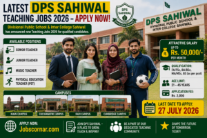 Latest DPS Sahiwal Teaching Jobs 2026 Apply Now