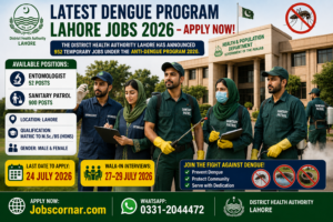 Latest Dengue Program Jobs 2026 Apply Now