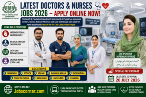 Latest Doctors and Nurses Jobs 2026 in Punjab