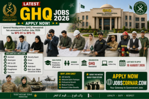 Latest GHQ Rawalpindi Jobs 2026 Apply Now