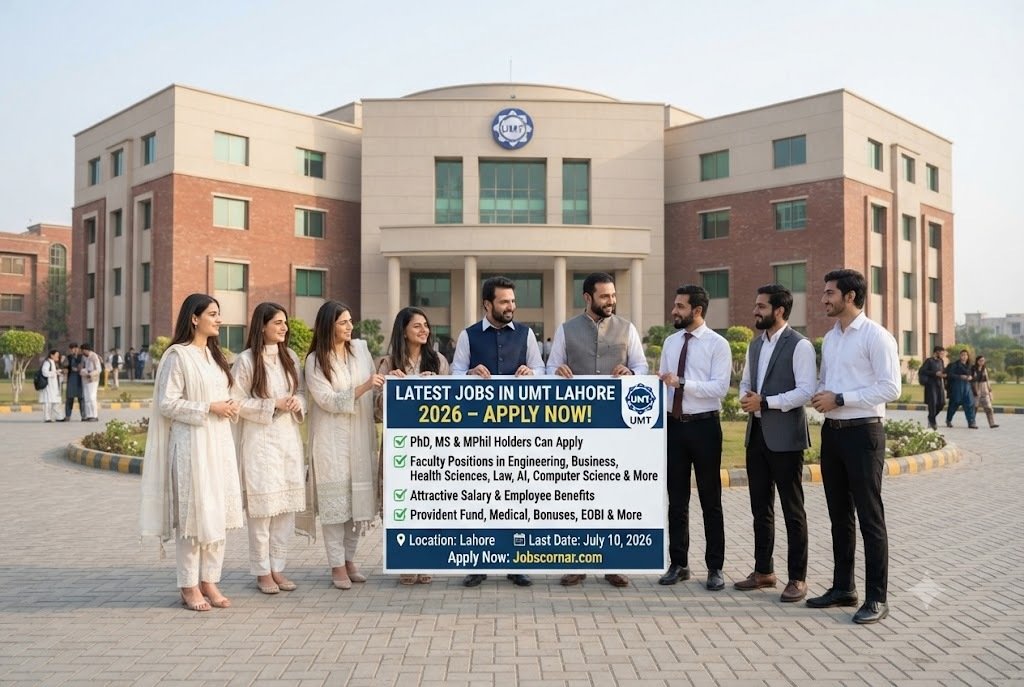 Latest Jobs in UMT Lahore 2026