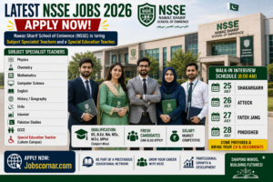 Latest NSSE Jobs 2026 Apply Now for Teaching Jobs