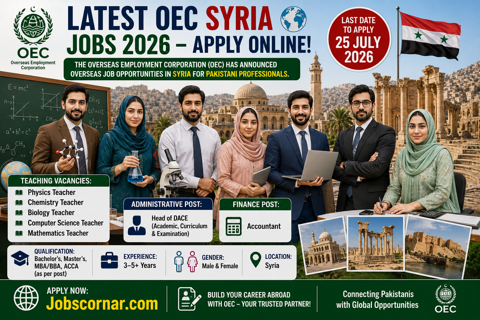 Latest OEC Jobs 2026 for Syria – Apply Now