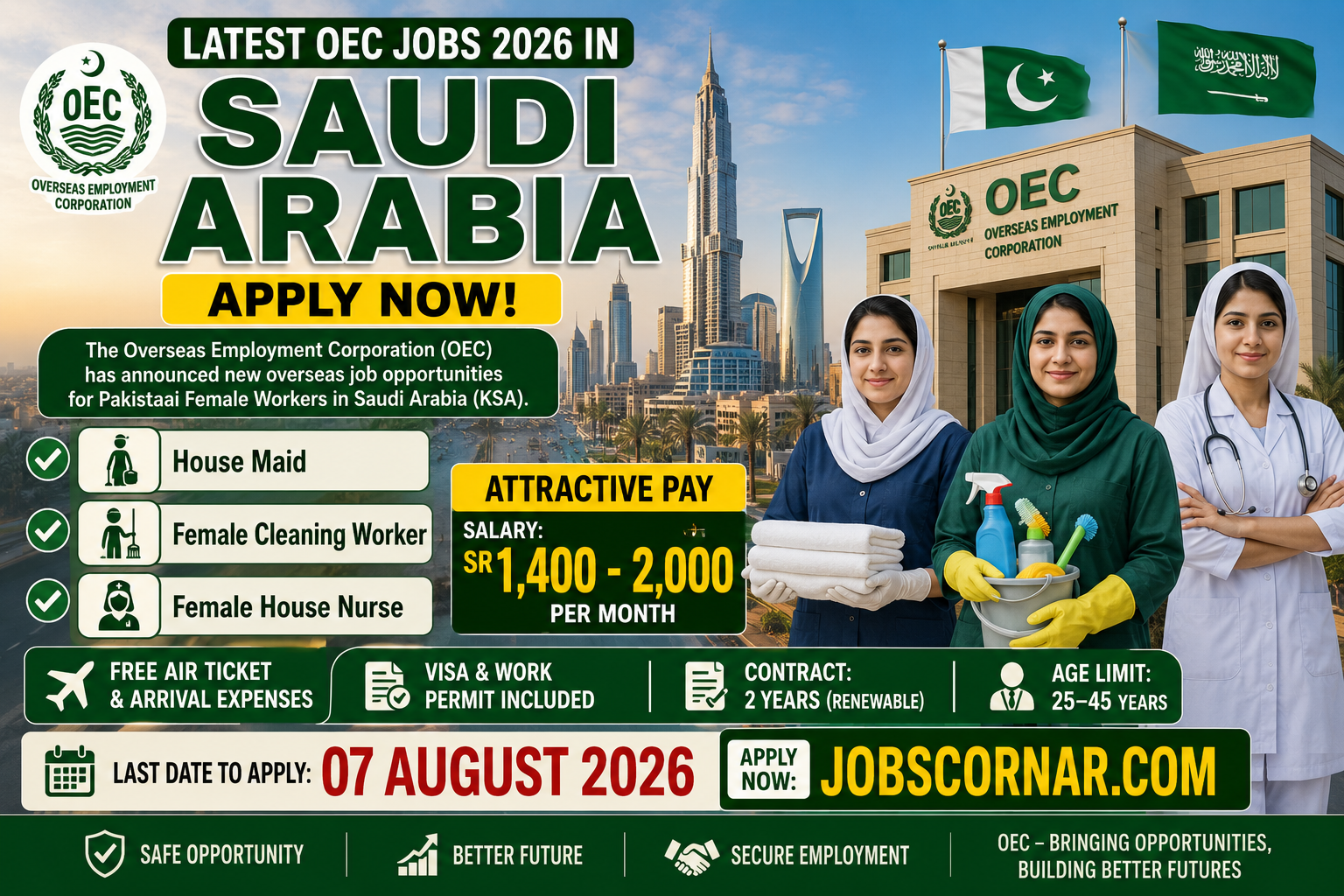Latest OEC Jobs 2026 in Saudi Arabia
