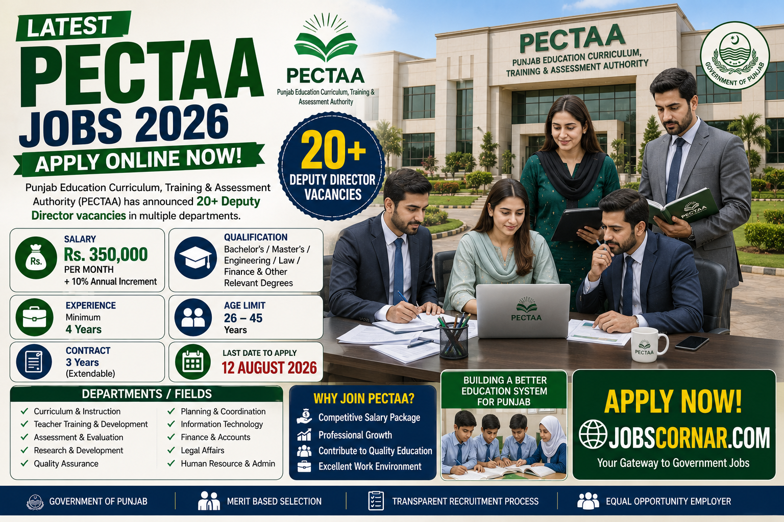 Latest PECTAA Jobs 2026 Apply Now