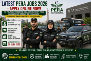 Latest PERA Jobs 2026 Apply Online for Sergeant (BS 07)
