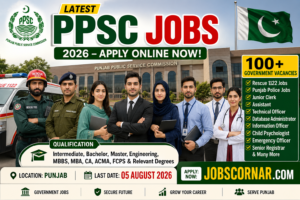 Latest PPSC Jobs 2026