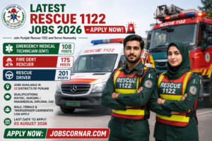 Latest Rescue 1122 Jobs 2026 Announced Apply Now