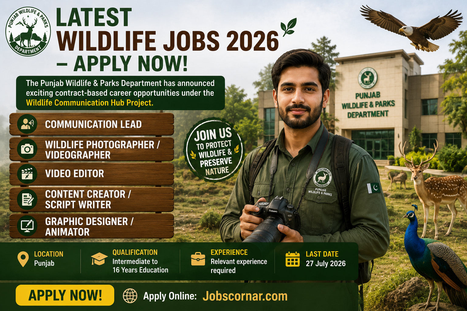 Latest Wildlife Jobs 2026 Apply Now