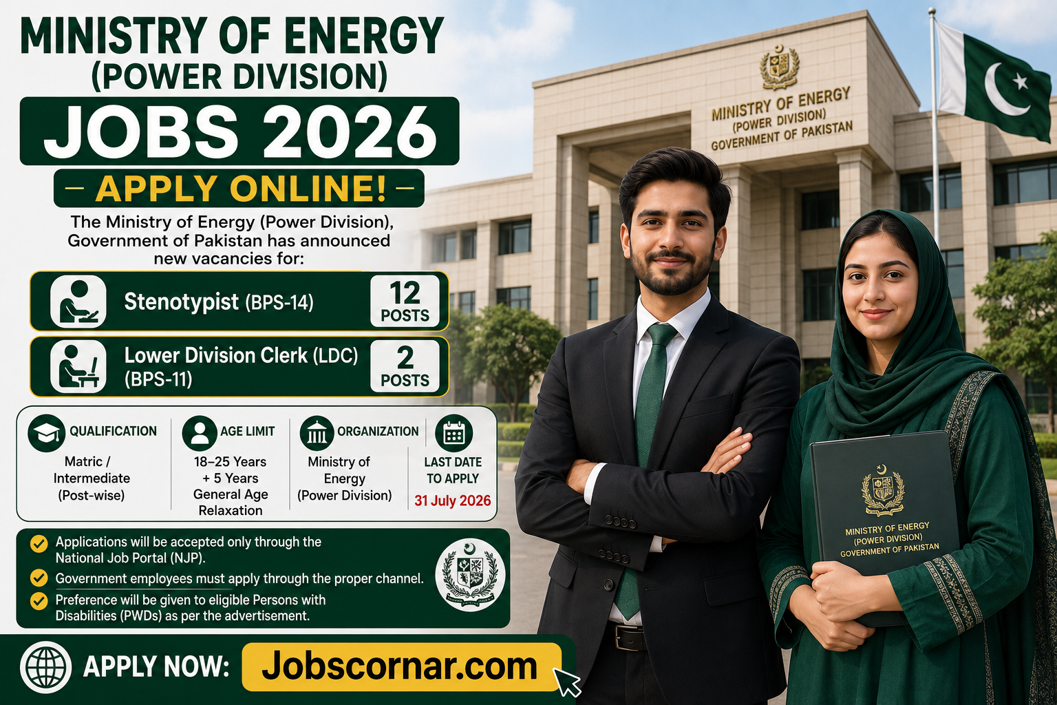 Ministry of Energy Jobs 2026 Apply Now