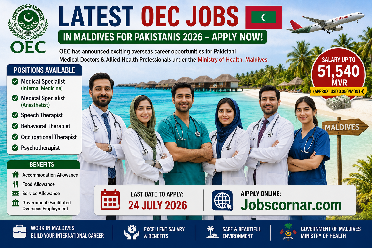 OEC Jobs in Maldives