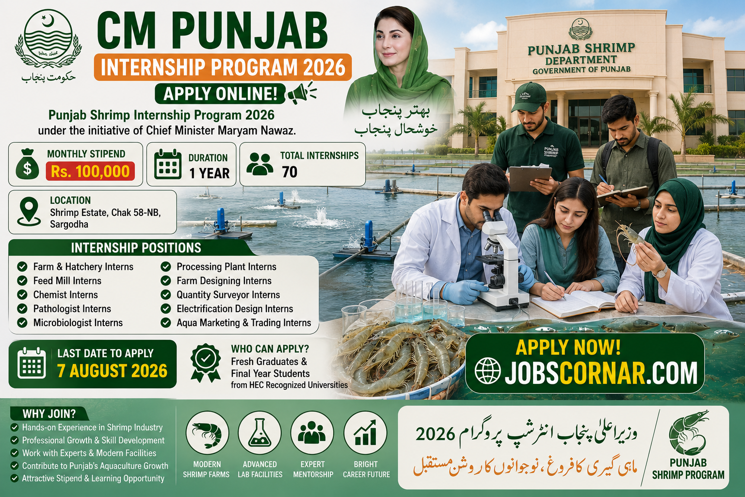Punjab Shrimp Internship Program 2026 Apply Now