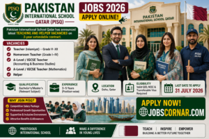 Teaching PISQ Qatar Jobs 2026 Apply Now