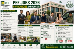 PEF Jobs 2026 latest